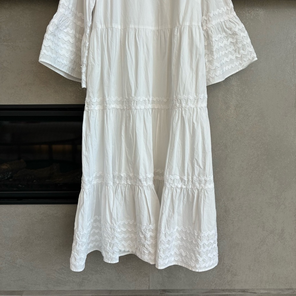 Lisa Marie Fernandez X Target Ric Rac Flare Sleeve Dress, Size S - Picture 5 of 12